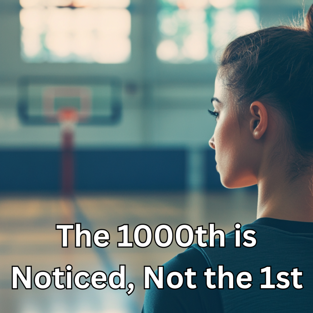 Day 219 - The 1000th is Noticed, Not the 1st - The 365 Commitment